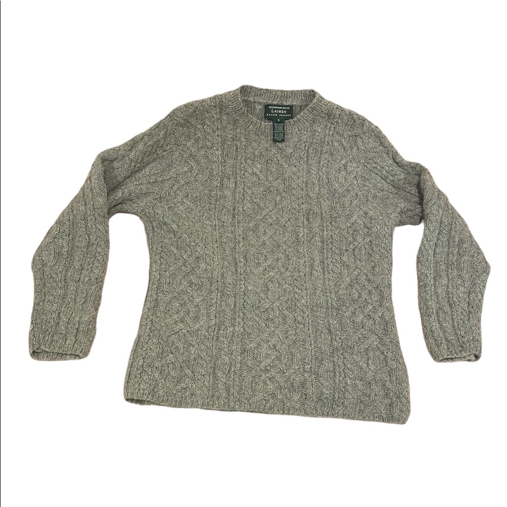 Classic 90’s Vintage LAUREN Ralph Lauren gray sweater